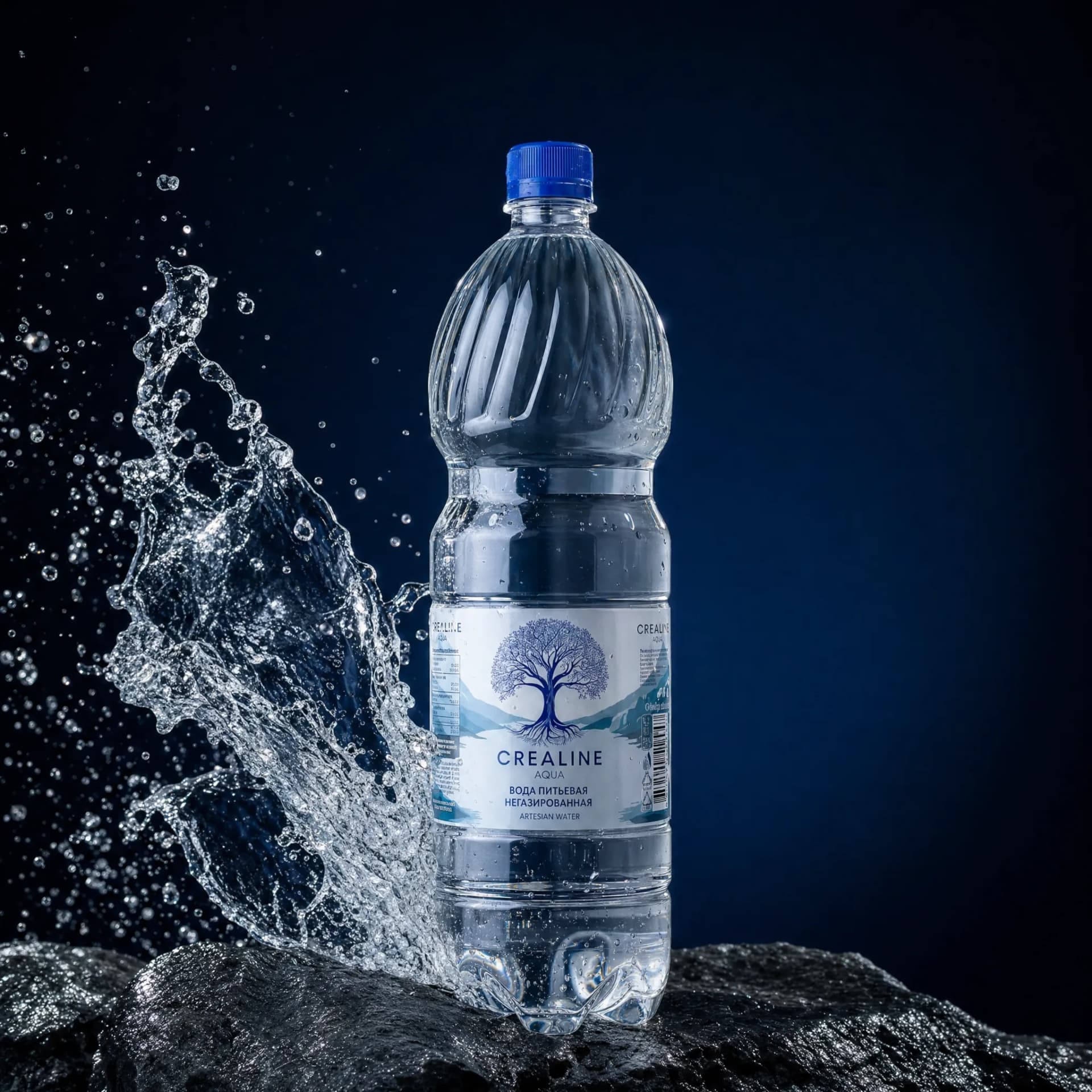 Артезианская вода CREALINE AQUA 1.5л ПЭТ